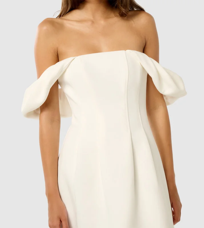 forever new  JACQUIE Off Shoulder Mini Dress for Women | Best Price UAE